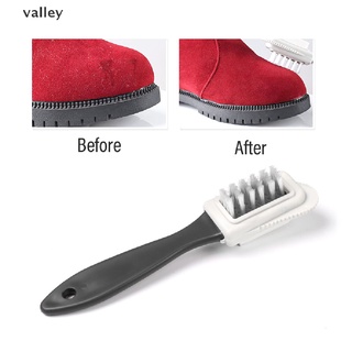 valley - cepillo para limpiar botas de gamuza, nubuck, limpiador de goma, cepillos cl