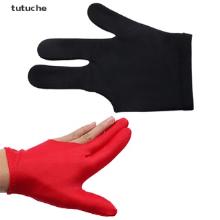 Tutuche Professional 3 Finger Nylon Billiard Gloves Pool Cue Shooters Snooker Gloves CL