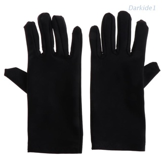 Lisle guantes De medición De algodón suaves con mezcla Negra Para protección De trabajo