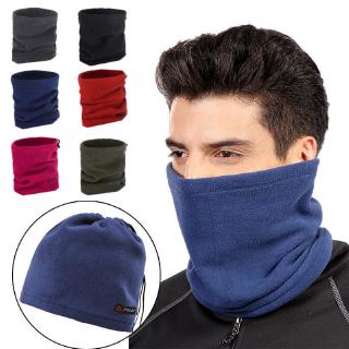 3 en 1 invierno cálido deporte térmico Polar Polar bufanda cuello calentador máscara cara gorro Unisex (2)