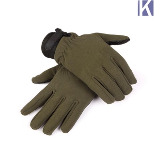 (Keepdreaming) 1 par de guantes de ejercicio para hombre otoño invierno cálidos dedos completos al aire libre