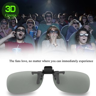💕Clip On pasivo Circular polarizado 3D gafas Clip para LG 3D TV cine (1)