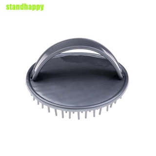 Standhappy ducha champú cepillo peine de silicona masaje cuero cabelludo antideslizante cuidado del cepillo