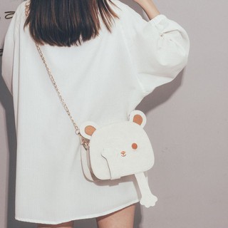 Lindo pequeño bolso de las mujeres bolsa 2021 de moda versátil bolsa de mensajero de las mujeres divertido feo lindo un hombro cadena bolsa de 1 bolso de la cadena de