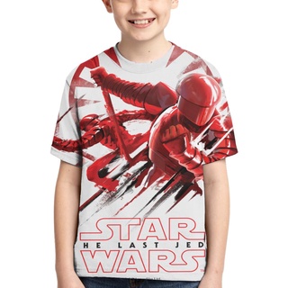Stars Wars Kid Camiseta De Manga Corta Nueva Impresión Digital 3D Moda Ropa Infantil Casual Suelta Tops