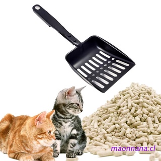 maonn mini rejilla de malla para gatos cuchara de arena con pala antiadherente de metal de servicio pesado cuchara grande jumbo pellet tamiz para gatos arena