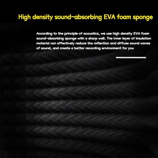 tim micrófono aislamiento escudo amortiguación de sonido grabación de pantalla acústica (5)