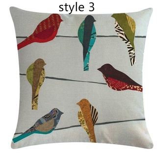 animal patrón bird series sub funda de almohada sofá funda de cojín decoración del hogar funda de almohada (3)