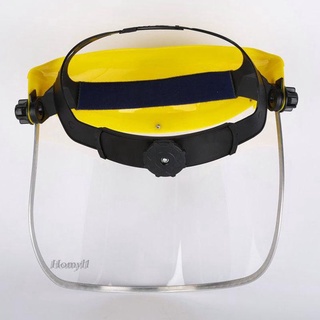 [HOMYL1] Protector facial de soldadura transparente visera película de seguridad antisalpicaduras protector de la cara cubierta