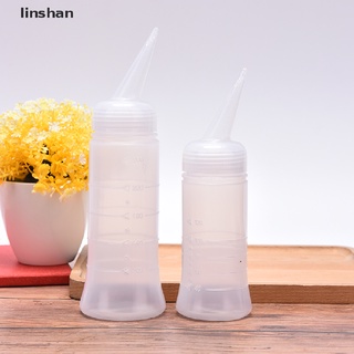 [linshan] 120/260ml Salon Applicator Measuring Plastic Bottle [HOT]