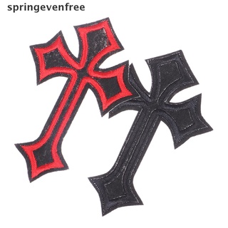 spef 2 pzs parches bordados en cruz para ropa suministros de costura insignias decorativas gratis (7)