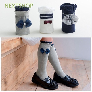 nextshop calcetines altos de rodilla para bebés/calcetines suaves dulces para bebés/niños/calcetines de punto para niñas
