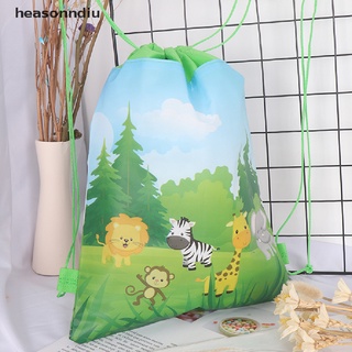 heasonndiu jungle animals - bolsa de almacenamiento de viaje para niños, regalo de cumpleaños cl