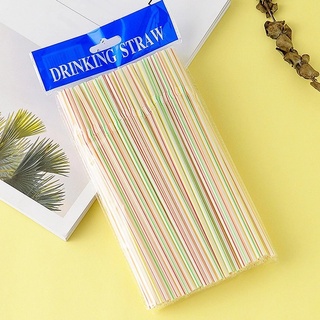 100 Pcs Portable Disposable Colored Elbow Straws / Juice & Beverage & Milk Tea Straws Suitable For All Kinds Of Beverages / Kitchen Utensils (9)