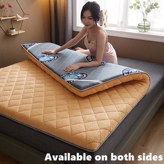 Versión ab de doble cara colchón de terciopelo de cordero suave colchón Tatami colchón dormitorio Hotel Simmons colchón tapicería Tatami suave Tilam plegable colchón (1)