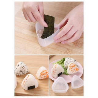 TDMN 2 pares de moldes transparentes y convenientes para cocinar arroz Bento Sushi bolas de arroz moldes para alimentos (5)