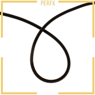[Perfk] cuerda elástica negra elástica cuerda de choque correa de amarre de 5 m de longitud 3 mm de grosor