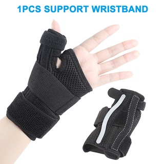 1pc ajustable elástico pulgar soporte estabilizador dedo soporte banda de muñeca para tendinitis artritis