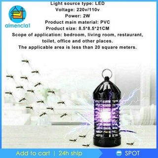 [Almencla1] lámpara portátil para matar mosquitos, lámpara de mosca, insecto, Zapper, trampa para plagas, Hotel