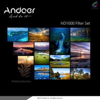 Nuevo filtro de densidad Neutral Andoer 72mm ND1000 10 Stop Fader para cámara DSLR (6)