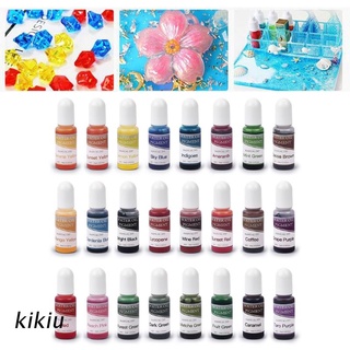 Kiki epoxi Pigmento De Resina De 24 colores Resina epóxica líquida Para Resina epoxi Para colorear Resina Para manualidades Arte Pintura Arte Pintura (1)
