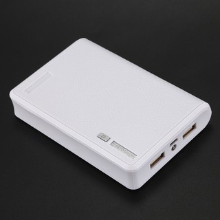 cargador portátil usb 18650 caja de batería banco de energía para iphone6 blanco (7)