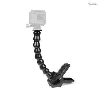abrazadera de cámara de acción flexible soporte ajustable soporte soporte soporte soporte para gopro hero 7/6/5/4 para sjcam xiaomi yi 4k 4k+ cámaras deportivas accesorios (9)