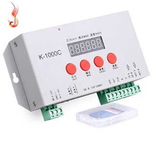 K-1000C Controlador K1000C WS2812B WS2811 APA102 T1000S WS2813 LED 2048 Pixel Programa DC5-24V