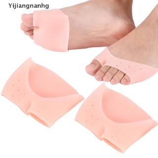Yijiangnanhg Silicone Toes Separator Forefoot Pad High Heels Insoles Protect Feet Pain Relief Hot