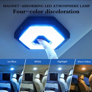 Coche Luz De Lectura Recargable Magnético LED Auto Estilo Noche Interior Techo