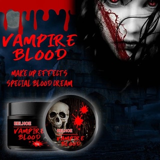 Falso Gel De Sangre Halloween Crema Efecto Especial Maquillaje Grueso Jarabe Cuerpo Cara Cosplay De Vampiro Humano (2)