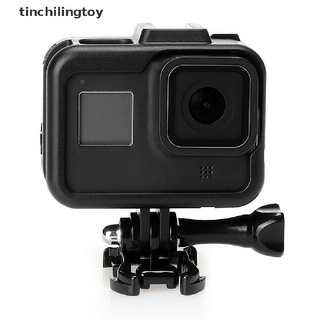 [tinchilingtoy] For Gopro Hero 8 Camera Accessories Black Plastics Protective Case Frame New [HOT]