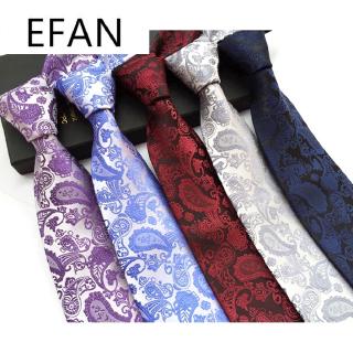 18 colores nuevo clásico paisley flor jacquard tejido 100% seda hombres corbata corbata