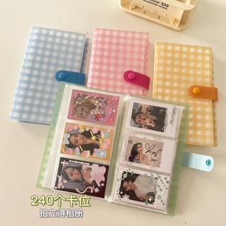 Lattice Photo Album Korea 3Inch Polaroid 240 Card Photo Book