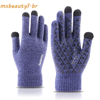 Mxbeauty guantes De malla antideslizantes a prueba De frío unisex Para hombre/invierno