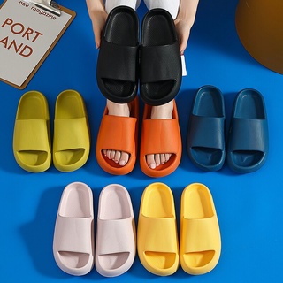 nueva moda sandalias mujeres gruesa plataforma zapatillas suave eva antideslizante amantes casa piso diapositivas señoras verano playa zapatos de los hombres