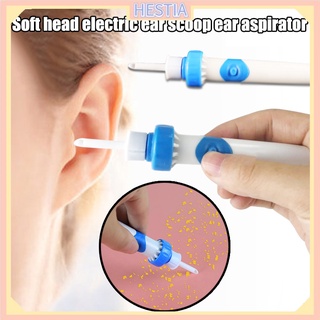 Kit de eliminación de cera de oreja portátil eléctrico cera de oídos herramientas de limpieza automática Earpick para adultos niños