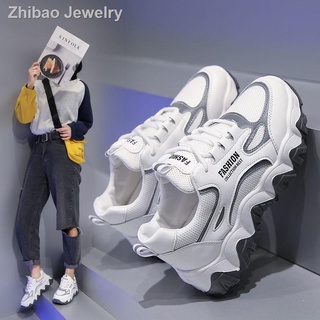 ๑✓☫2021 autumn new net celebrity sports daddy shoes female super fire wild thick-soled sponge cake casual shoes ins tide shoes