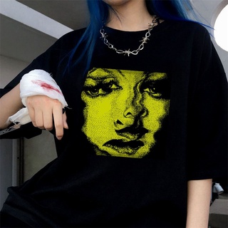 y2k Grunge Verano Goth Mujer Ropa Suelta Camiseta y2k Impresión Alta Calle Harajuku Oversize