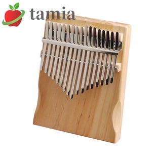tamia 17 teclas kalimba pine instrumento musical pulgar dedo piano para principiantes