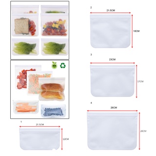 bolsas reutilizables de almacenamiento de alimentos peva resellable para carne vegetales alimentos congelados