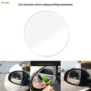 2 piezas universal impermeable coche hd anti niebla película recubrimiento a prueba de lluvia espejo retrovisor protector