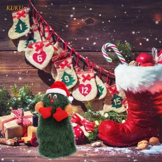 [KUKU] Árbol De Navidad Eléctrico Giratorio Danza Música Juguete Muñeca Decoración Adorno