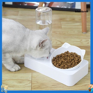 Be-Pet perro gatos antideslizantes comida beber tazón plato Auto botella de agua dispensador alimentador (1)