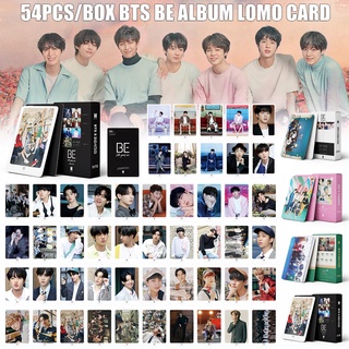 54 unids/caja KPOP BTS Lomo Card Set álbum Mini tarjeta de fotos postal Bangtan Boys colectiva Photocard