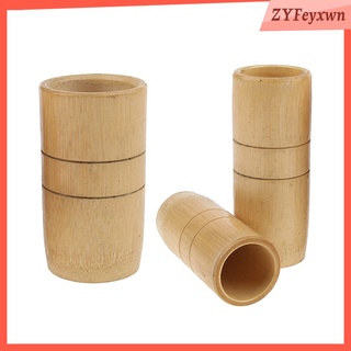 3 piezas de bambú al vacío anti celulitis taza de masaje corporal taza