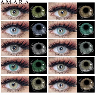 lentes de contacto amara 1 par de lentes de contacto de color de la serie brazilgirl lentes de color cosméticos