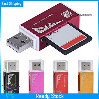 【Ready Stock】Str_USB 2.0 All in 1 Multi Memory Card Reader for Micro SD SDHC TF M2 MMC MS MS Pro