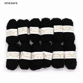 onesure 12pcs Ball Handmade Knitting Yarn Wool Line Soft Thickness Line Crochet Yarn . (5)
