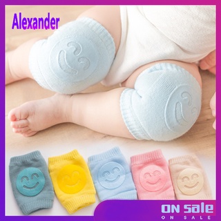 Alex 1 Par De rodilleras De algodón con dibujos animados antideslizantes Para bebés